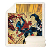 Spiderman throw blanket